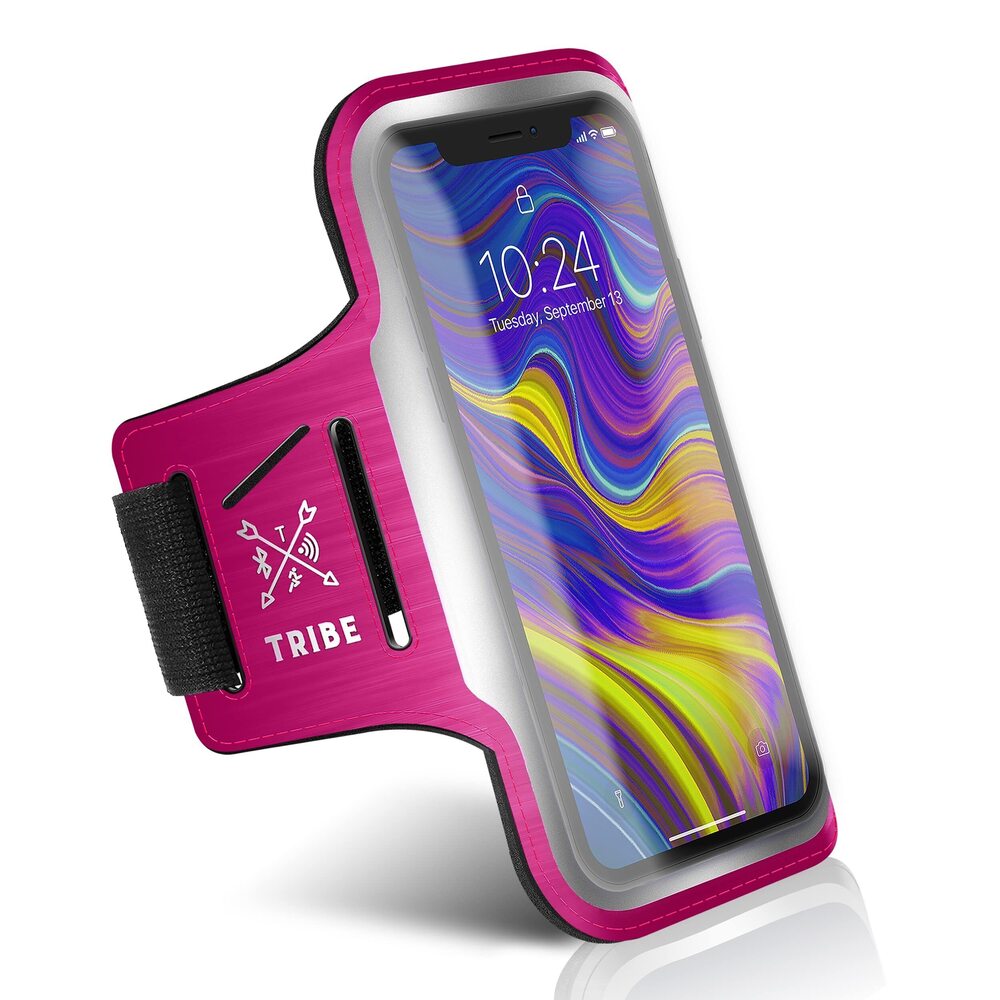 4667 Running Phone Holder Armband. iPhone & Galaxy Cell Phone Sports Arm